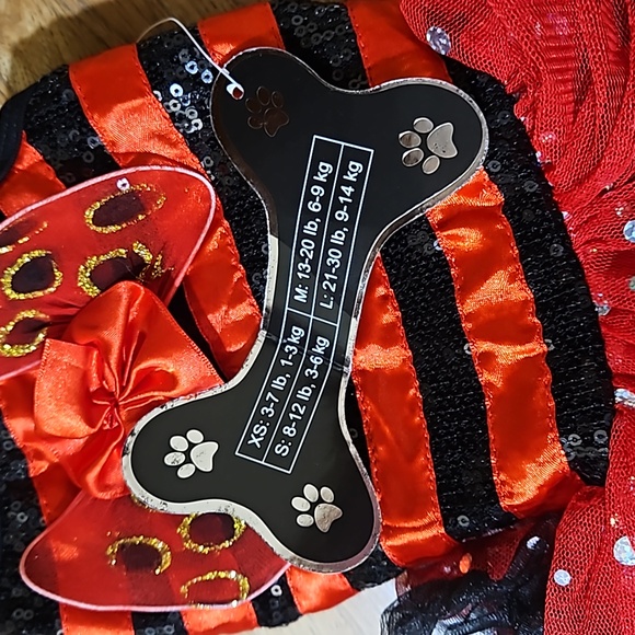 Paw Patu 🆕️ Lady Bug Dog Costume S - Picture 11 of 15
